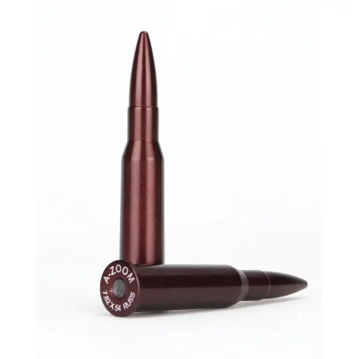 Vybíjecí, cvičný náboj A-Zoom pro pušku lakovaný 7,62x54 R. Cena za 2ks